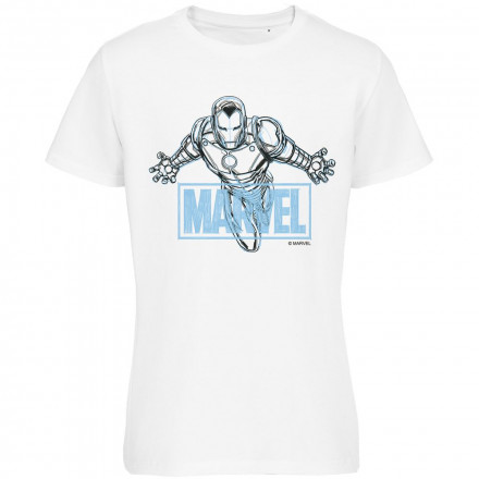 Футболка Iron Man Sketch, белая