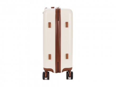 Чемодан BUGATTI Amelia, бежевый, поликарбонат / АБС-пластик, 32х22х53 см, 30 л
