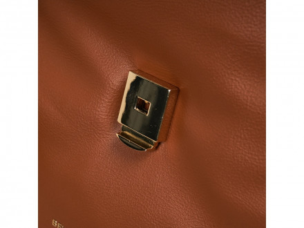 Сумка женская Beverly Hills Polo Club, коричневый/желтое золото