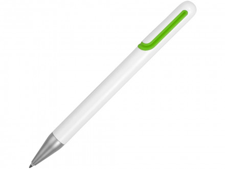 Ручка шариковая Nassau, белый/зеленое яблоко