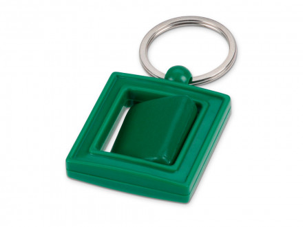 Брелок с вращающимся элементом, зеленый