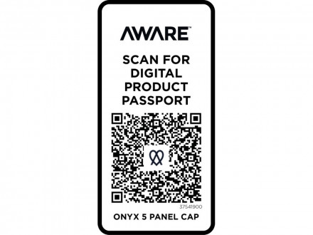 Onyx с 5 панелями Aware™ кепка из переработанных материалов - сплошной черный