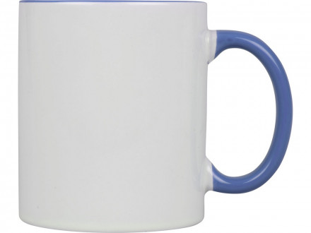 Кружка для сублимации Sublime Color, белый/светло-синий