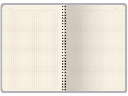 Бизнес тетрадь на гребне А5 Pragmatic, 60 листов в клетку, карибский синий