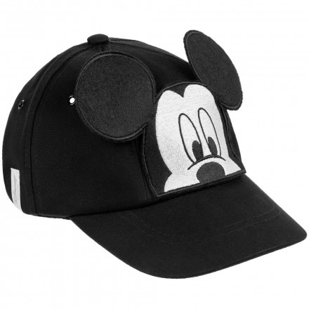 Бейсболка детская «Микки Маус», черная