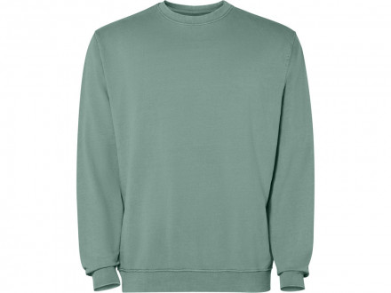 Свитшот Jaya унисекс, сине-зеленый выстиранный