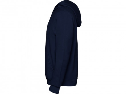 Толстовка с капюшоном Urban детская, нэйви/серый меланж