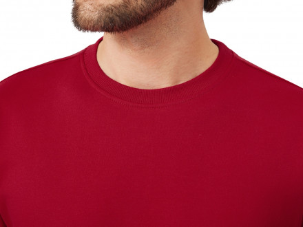 Футболка из френч терри Warsaw унисекс 220гр, красный