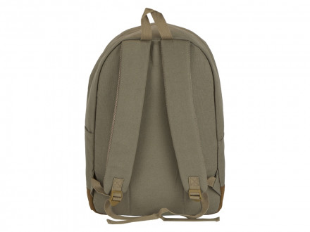 Рюкзак Shammy с эко-замшей для ноутбука 15, бежевый