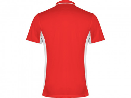 Рубашка поло Montmelo мужская с длинным рукавом, красный/белый