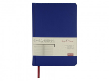 Ежедневник недатированный А5 Velvet Index (синий)