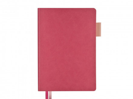 Ежедневник А5 датированный Boston 2026, розовый