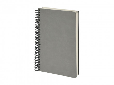 Ежедневник недатированный на спирали А5 Agenda, серый