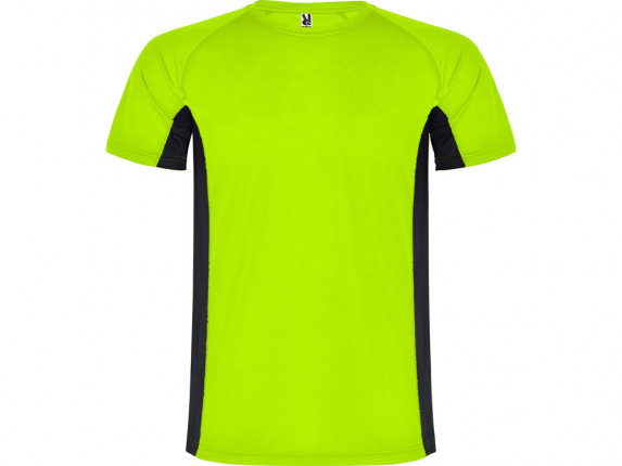 Спортивная футболка Shanghai детская, неоновый зеленый/черный