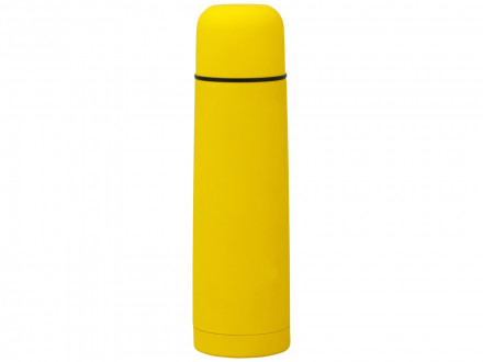 Термос Ямал Soft Touch с чехлом, 500мл, желтый (P)