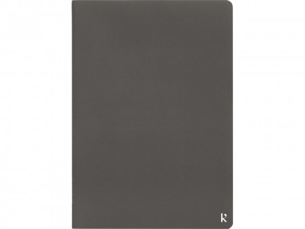 Комплект из двух блокнотов Karst формата A5 с листами из каменной бумаги, slate grey