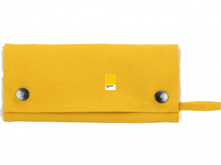 Складная хлопковая сумка для шопинга Gross с карманом, желтый