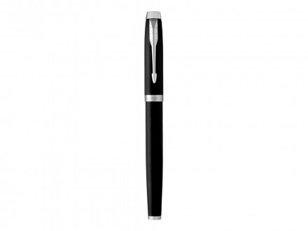 Перьевая ручка Parker IM Mat Black CT, перо: F, цвет чернил: blue, в подарочной упаковке.