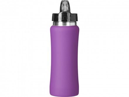 Бутылка для воды Bottle C1, сталь, soft touch, 600 мл, фиолетовый