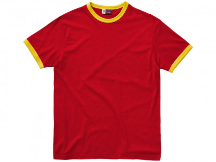 Футболка Adelaide мужская, красный/желтый