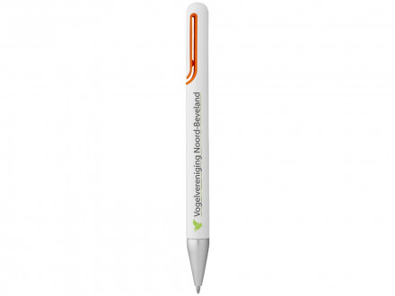 Ручка шариковая Nassau, белый/оранжевый