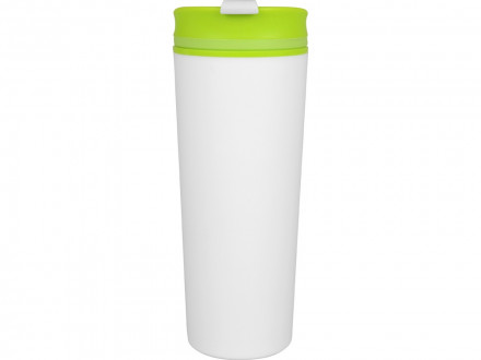 Термокружка Brite 500мл, белый/зеленое яблоко
