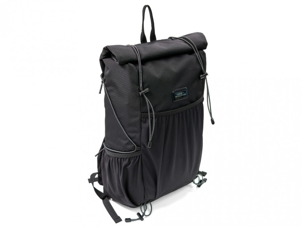 Легкий складывающийся рюкзак-мессенджер Venturer Eco, черный