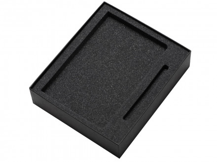 Подарочный набор Vision Pro soft-touch с ручкой и блокнотом А5, синий