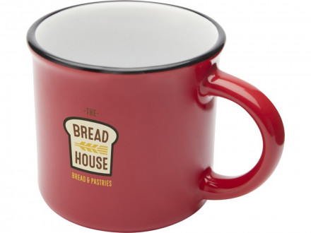 Bari керамическая кружка объемом 240 мл, красный