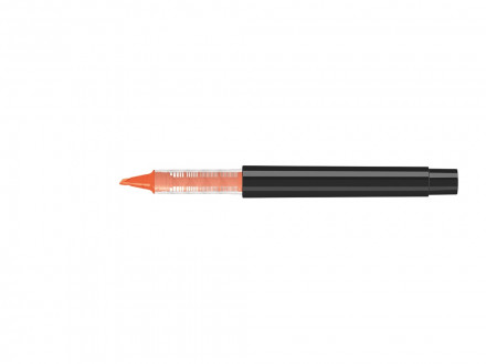 Маркер в корпусе из переработанного материала rPET RECYCLED PET PEN PRO LIQEO, черный с оранжевыми чернилами