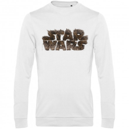 Свитшот унисекс Fluffy Star Wars, белый