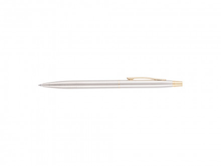 Ручка шариковая Pierre Cardin GAMME. Цвет - серебристый. Упаковка Е