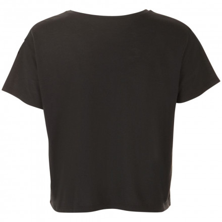 Футболка укороченная женская Maeva, черная