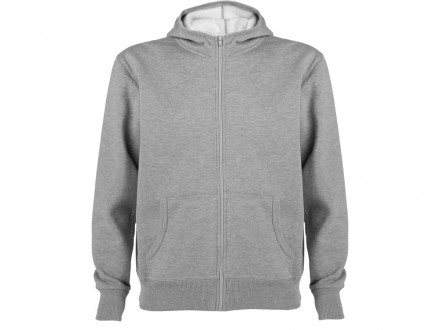 Толстовка на молнии Montblanc унисекс, серый меланж