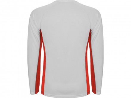 Футболка Shanghai  мужская с длинным рукавом, белый/красный