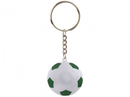 Футбольный брелок Striker, белый/зеленый