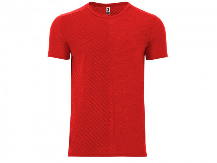 Футболка Baku мужская, меланжевый красный