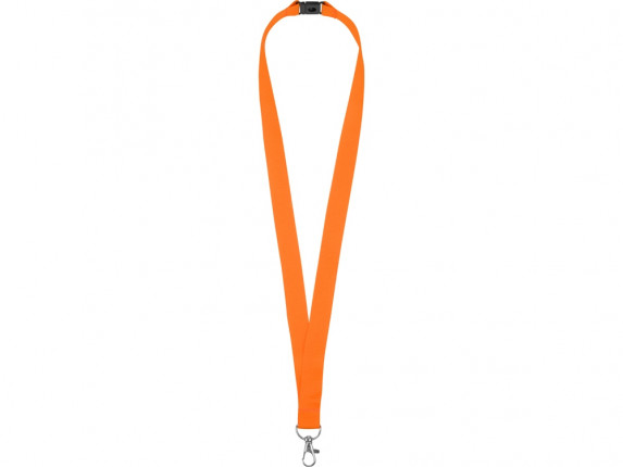 Ланьярд с карабином и замком безопасного разрыва, оранжевый