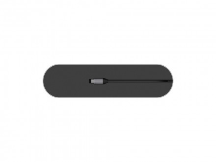 Хаб USB Type-C 3.0 для ноутбуков Falcon, черный