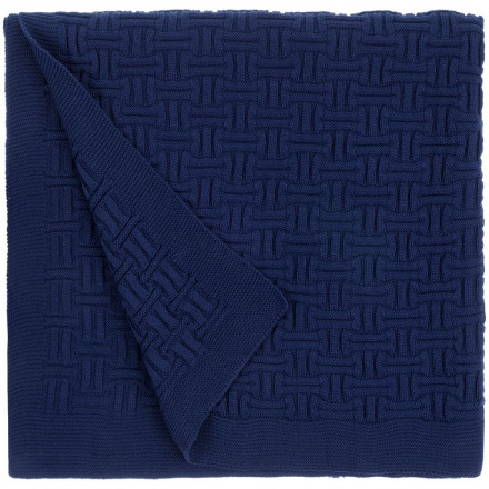 Плед Biscuit, синий (сапфир)