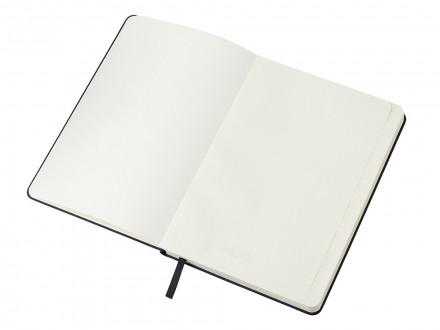 Бизнес-блокнот С3 софт-тач с магнитом, твердая обложка, 96 листов, черный