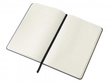 Бизнес-блокнот С3 софт-тач с магнитом, твердая обложка, 96 листов, черный