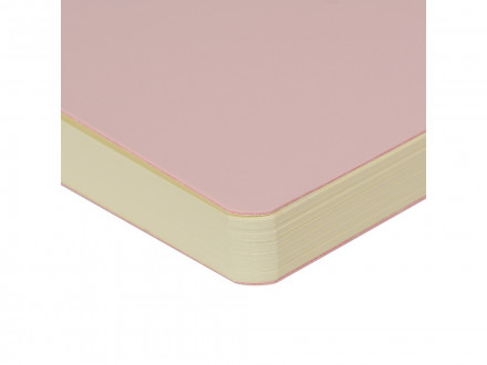 Скетчбук Sketch & Art в мягком переплете 140х210 мм, 100 л. бежевой бумаги 100 гр., розовый