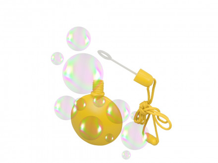 Круглый диспенсер для мыльных пузырей Blubber, желтый