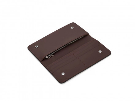 Бумажник Клайд, коричневый