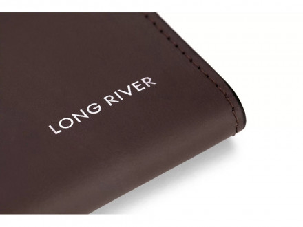 Бумажник Клайд, коричневый
