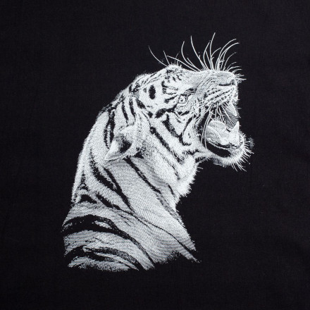 Холщовая сумка Like a Tiger, черная