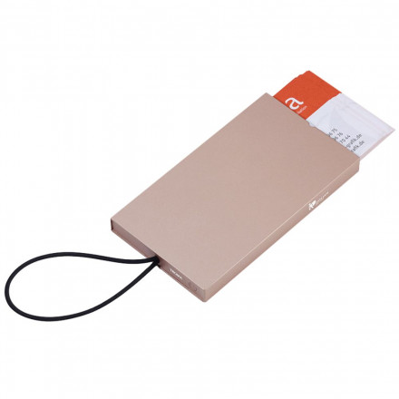 Футляр для карт Ten, золотистый