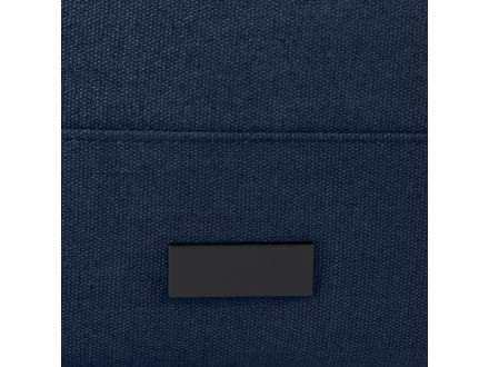 Рюкзак для 15-дюймового ноутбука Joey объемом 15 л из брезента, переработанного по стандарту GRS, со сворачивающимся верхом, темно-синий