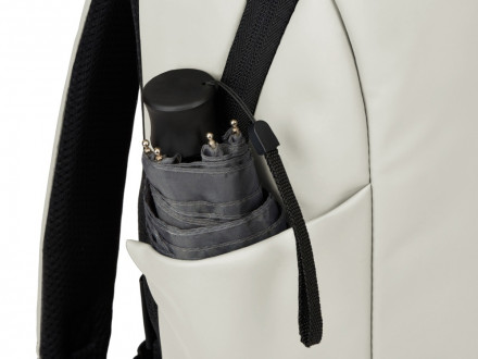 Рюкзак Sofit для ноутбука из экокожи, молочный